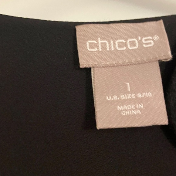 2 Chico’s Vneck sz=8-10 lightweight, washable, silky, sleeveless dress tanks.EUC - Picture 5 of 10